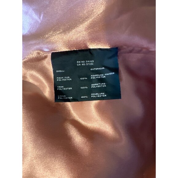 💖Marc New York, Andrew Marc salmon fur vest with pockets and gold button - Picture 8 of 10